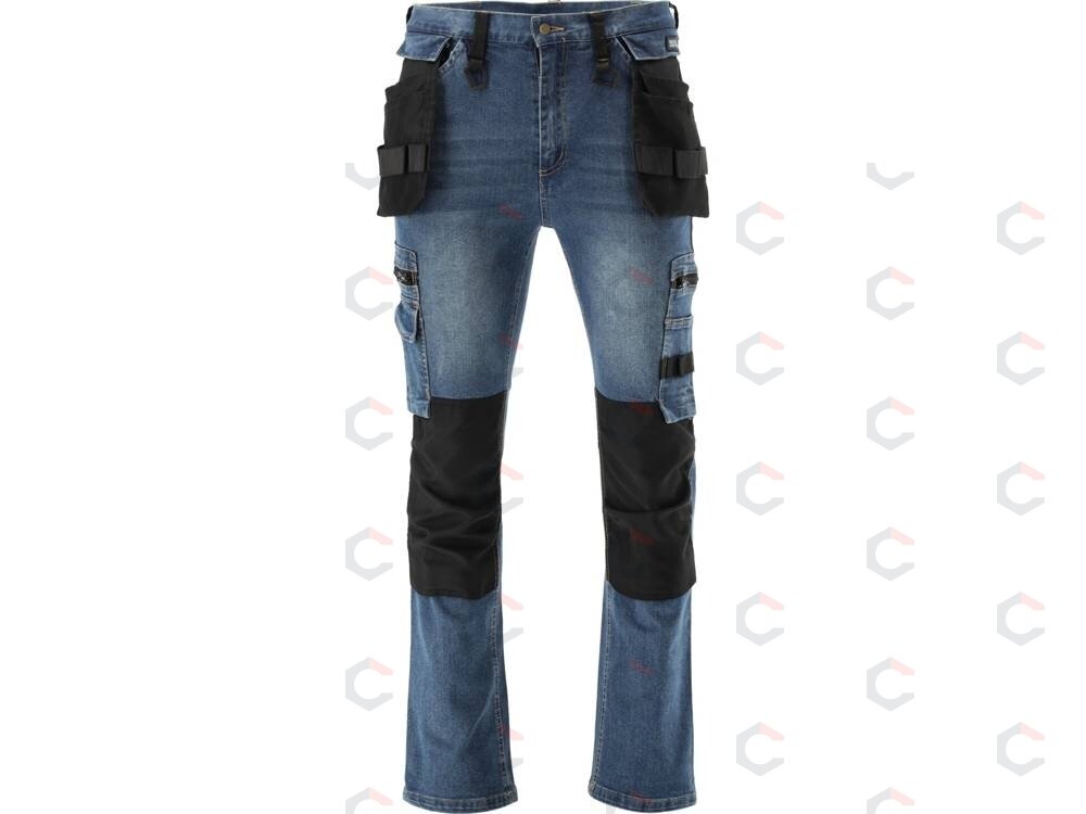 Darbinės kelnės | elastingi džinsai, tamsiai mėlyna–juoda | L/XL (YT-79053) 4 Darbinės kelnės | elastingi džinsai, tamsiai mėlyna–juoda | L/XL (YT-79053) 4