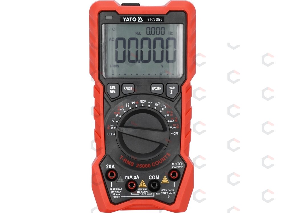 Daugiafunkcinis skaitmeninis testeris | TRUE RMS AC+DC LCD 25000 (YT-730895) 2 Daugiafunkcinis skaitmeninis testeris | TRUE RMS AC+DC LCD 25000 (YT-730895) 2