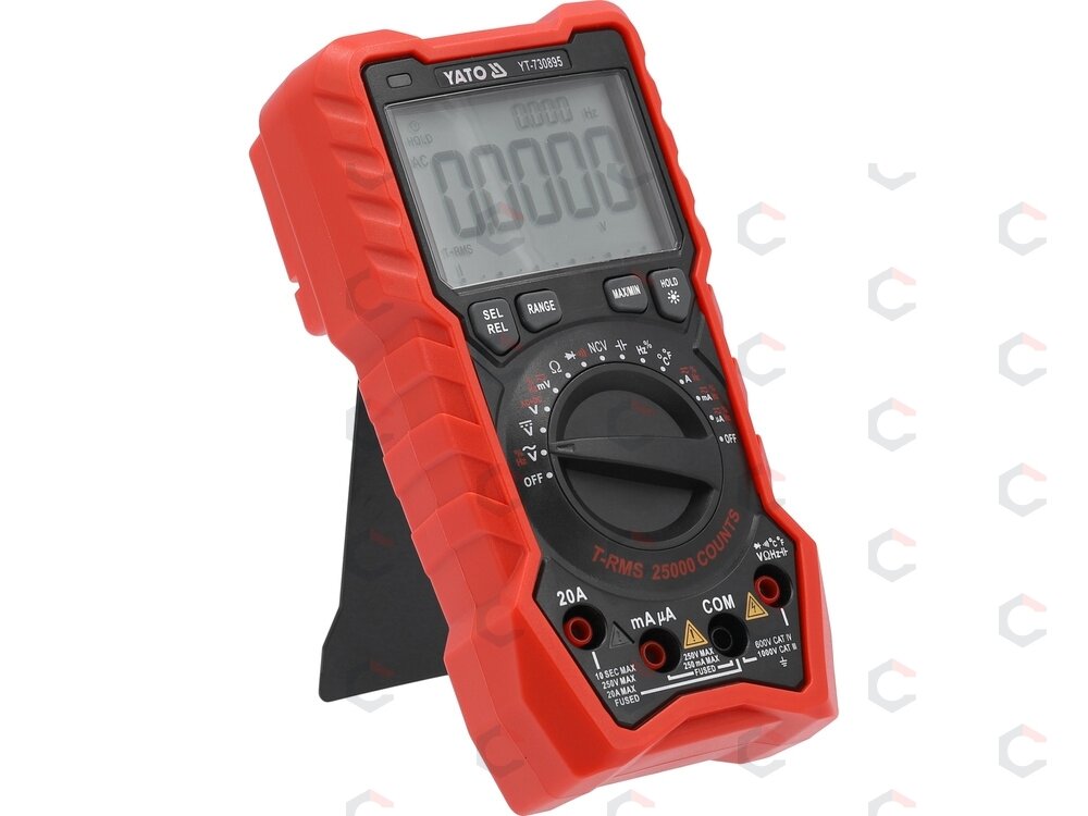 Daugiafunkcinis skaitmeninis testeris | TRUE RMS AC+DC LCD 25000 (YT-730895) 4