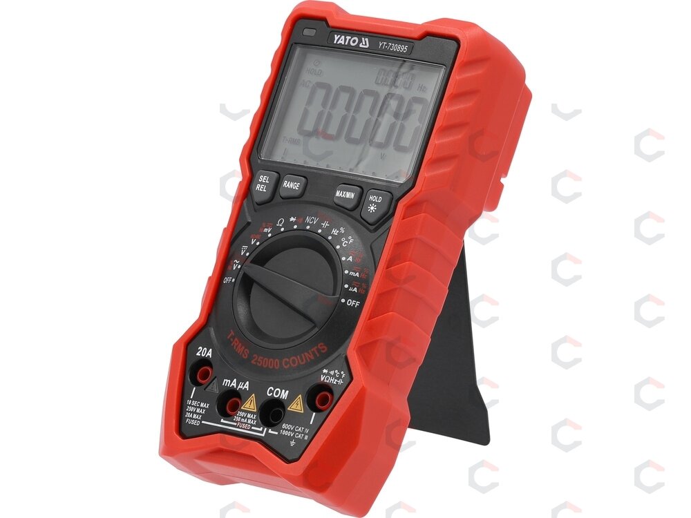 Daugiafunkcinis skaitmeninis testeris | TRUE RMS AC+DC LCD 25000 (YT-730895) 5