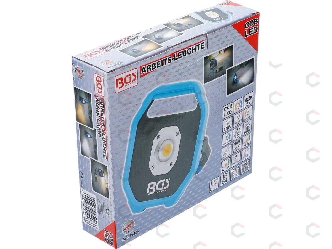 Darbo lempa | akumuliatorinė | COB-LED | 10 W (85328) 2