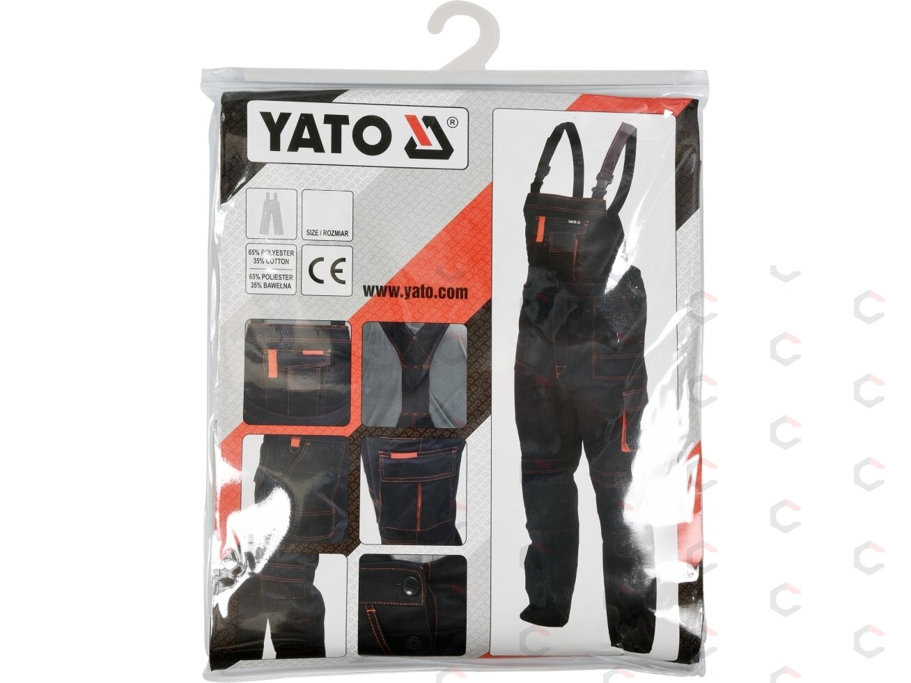 Darbinės kombinezoninės kelnės | XL dydis (YT-80411) 7 Darbinės kombinezoninės kelnės | XL dydis (YT-80411) 7