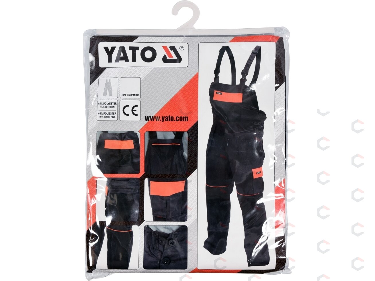 Darbinės kombinezoninės kelnės | XL dydis (YT-80916) 6 Darbinės kombinezoninės kelnės | XL dydis (YT-80916) 6