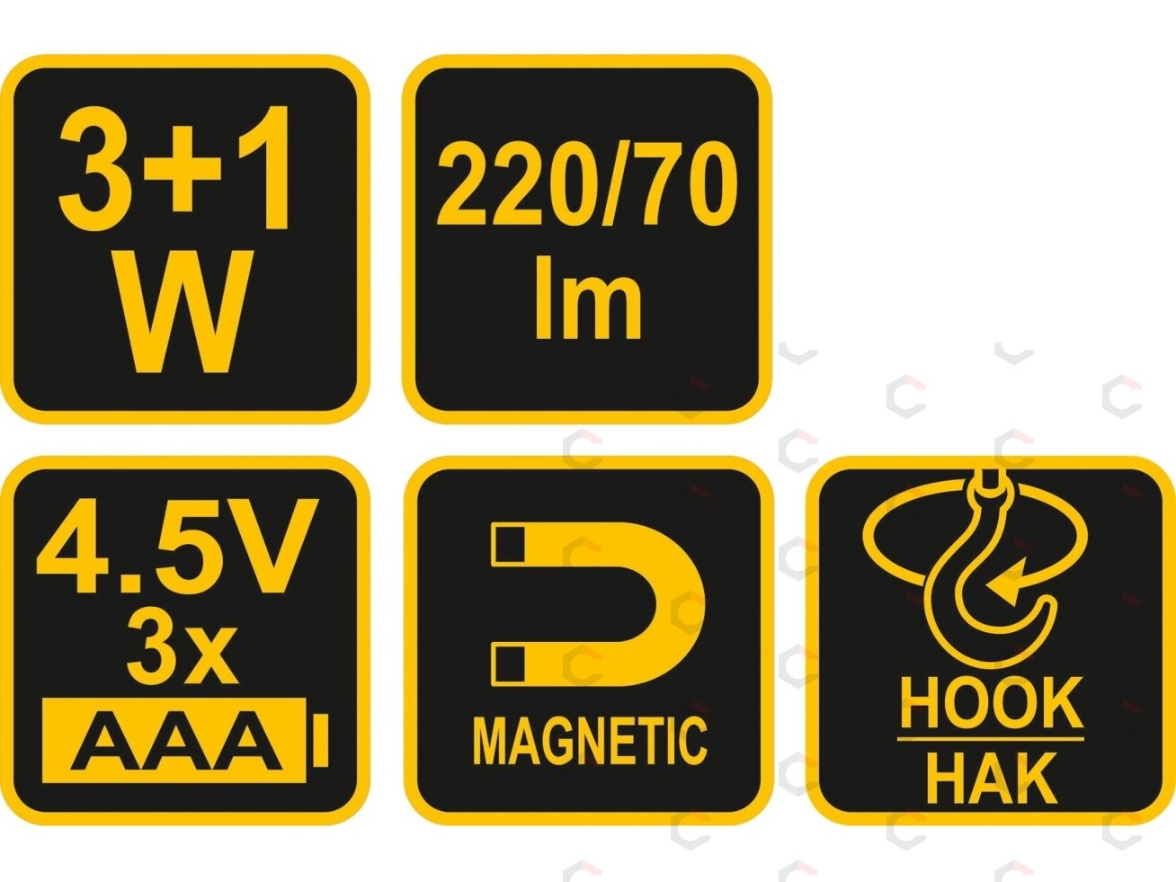 Darbo lempa | 3W COB LED | 220LM (82733) 7 Darbo lempa | 3W COB LED | 220LM (82733) 7