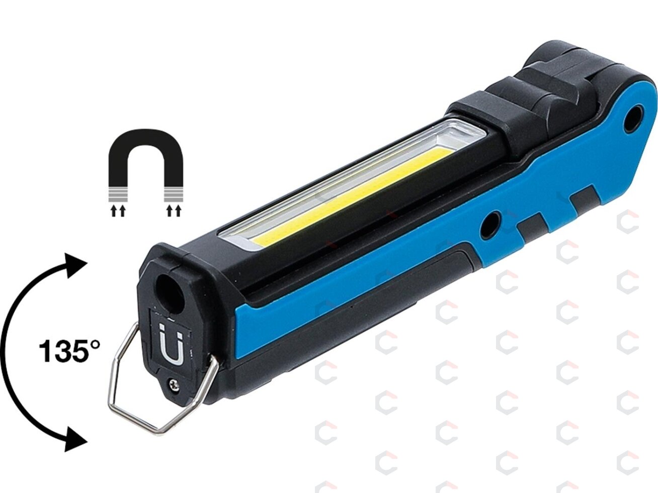 Darbo lempa akumuliatorinė | COB LED | 360LM (85334) 4 Darbo lempa akumuliatorinė | COB LED | 360LM (85334) 4