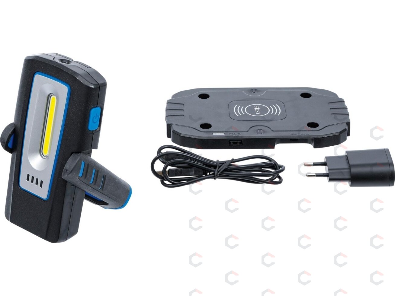 Darbo lempa COB LED | su magnetu ir kabliu | sulankstoma | su belaidžio įkrovimo funkcija (85331) Darbo lempa COB LED | su magnetu ir kabliu | sulankstoma | su belaidžio įkrovimo funkcija (85331)