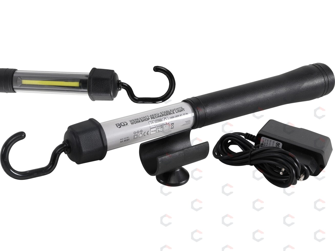 Darbo lempa įkraunama | COB-LED | 3W (85301) Darbo lempa įkraunama | COB-LED | 3W (85301)