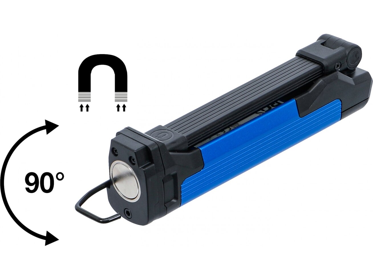 Akumuliatorinė lankstoma darbo lempa BGS | COB-LED | 4 W | 400 lm (85356) 4 Akumuliatorinė lankstoma darbo lempa BGS | COB-LED | 4 W | 400 lm (85356) 4
