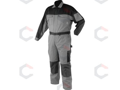 Darbinis kombinezonas pilkas S dydis (YT-80420) Darbinis kombinezonas pilkas S dydis (YT-80420)