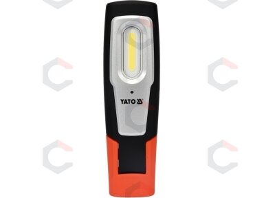 Darbo lempa akumuliatorinė | 3W COB, 350LM + 100LM (YT-08560) Darbo lempa akumuliatorinė | 3W COB, 350LM + 100LM (YT-08560)