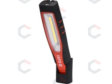 Darbo lempa akumuliatorinė | COB 10W 1000LM, IK09, IP65, LI-ION 3.7V 3200MAH (YT-08510) Darbo lempa akumuliatorinė | COB 10W 1000LM, IK09, IP65, LI-ION 3.7V 3200MAH (YT-08510)