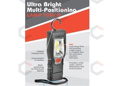 Darbo lempa akumuliatorinė COB LED, 3.7v2200ma NiMh baterija 210LM (CWL03) Darbo lempa akumuliatorinė COB LED, 3.7v2200ma NiMh baterija 210LM (CWL03)