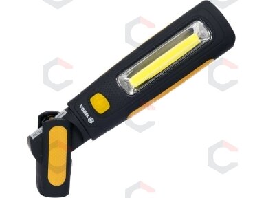 Darbo lempa akumuliatorinė | COB LED 5W 300LM (82736) Darbo lempa akumuliatorinė | COB LED 5W 300LM (82736)