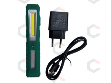 Darbo lempa akumuliatorinė Li-Ion, 1x2W COB LED (CW12) Darbo lempa akumuliatorinė Li-Ion, 1x2W COB LED (CW12)