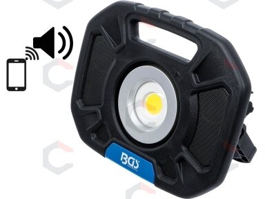 Darbo lempa | akumuliatorinė / powerbank | COB-LED | 40 W | su vidiniais garsiakalbiais (85332) Darbo lempa | akumuliatorinė / powerbank | COB-LED | 40 W | su vidiniais garsiakalbiais (85332)
