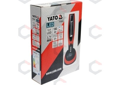 Darbo lempa | COB+1Led / 180 LUM | LED MAGNET | Aku Li-Ion (YT-08502)