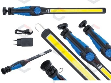 Darbo lempa | dvigubas COB-LED | ypač plokščias tipas (85337) Darbo lempa | dvigubas COB-LED | ypač plokščias tipas (85337)