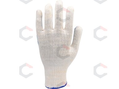 Darbo pirštinės medvilninės | dengtos PVC (74106) Darbo pirštinės medvilninės | dengtos PVC (74106)
