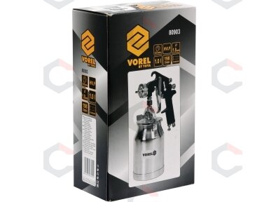 Dažymo pistoletas | apatinis bakelis | HVLP / 1000 ml | Ø1.8 mm (80903) Dažymo pistoletas | apatinis bakelis | HVLP / 1000 ml | Ø1.8 mm (80903)
