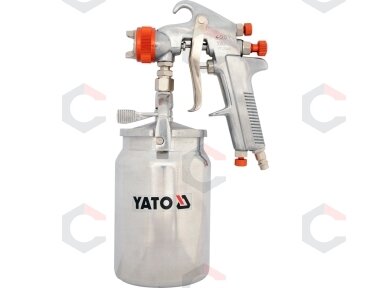 Dažymo pistoletas su apatiniu bakeliu | 1000 ml / Ø1.8 mm (YT-2346)