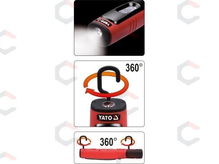 Darbo lempa akumuliatorinė | SMD LED 3,5W + 3W (YT-08508) 3 Darbo lempa akumuliatorinė | SMD LED 3,5W + 3W (YT-08508) 3
