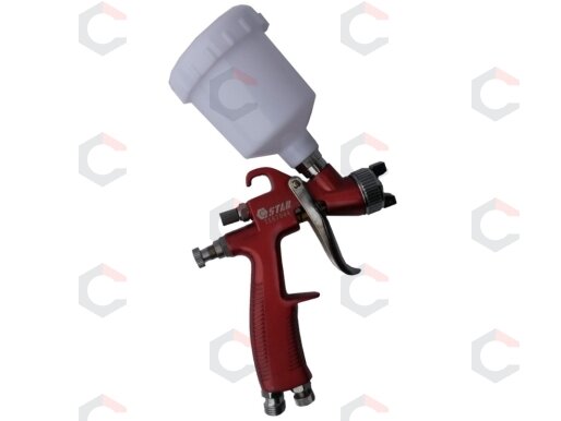 Dažymo pistoletas HVLP Ø1.0mm, mini 120 ml. plast..bakelis (L100) 1