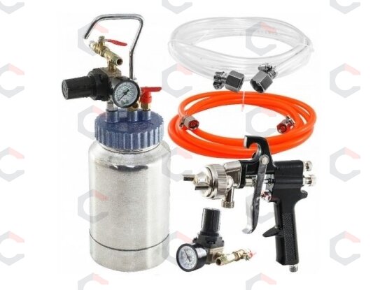 Dažymo bakas 2L | su purkštuvu 2.00 mm (PX-3) Dažymo bakas 2L | su purkštuvu 2.00 mm (PX-3)