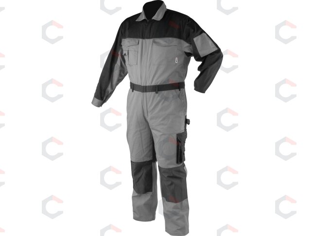 Darbinis kombinezonas pilkas XXL dydis (YT-80424) Darbinis kombinezonas pilkas XXL dydis (YT-80424)
