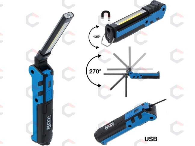 Darbo lempa akumuliatorinė | COB LED | 360LM (85334) Darbo lempa akumuliatorinė | COB LED | 360LM (85334)