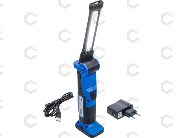 Darbo lempa akumuliatorinė lanksti | COB-LED | 5W (85321)