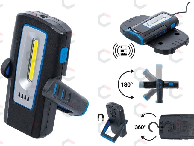 Darbo lempa COB LED | su magnetu ir kabliu | sulankstoma | su belaidžio įkrovimo funkcija (85331) 14 Darbo lempa COB LED | su magnetu ir kabliu | sulankstoma | su belaidžio įkrovimo funkcija (85331) 14