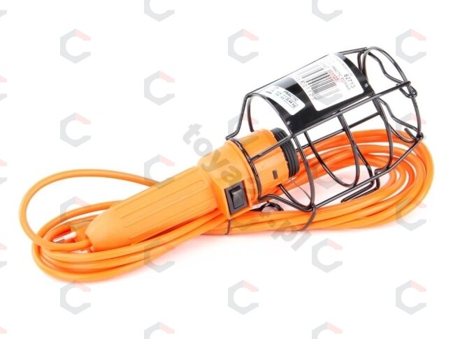 Darbo lempa "practic" 230V, 100W, metalinės grotelės, jungiklis, 5 m laidas (82713) 3 Darbo lempa "practic" 230V, 100W, metalinės grotelės, jungiklis, 5 m laidas (82713) 3