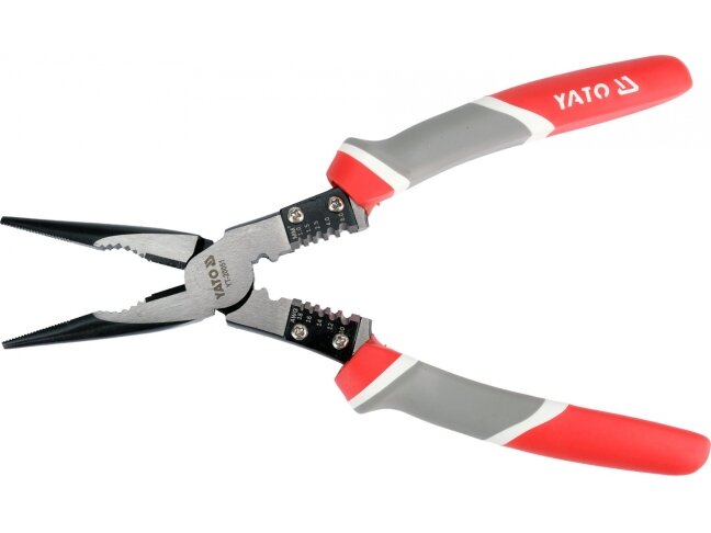 Daugiafunkcinės ilganosės replės Yato | 230 mm | 1–6 mm² (YT-20051) 2 Daugiafunkcinės ilganosės replės Yato | 230 mm | 1–6 mm² (YT-20051) 2