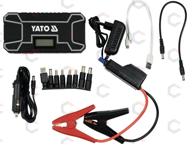 Daugiafunkcinis pakrovėjas / paleidėjas | powerbank | 12000mAh | LCD (YT-83082) 1 Daugiafunkcinis pakrovėjas / paleidėjas | powerbank | 12000mAh | LCD (YT-83082) 1