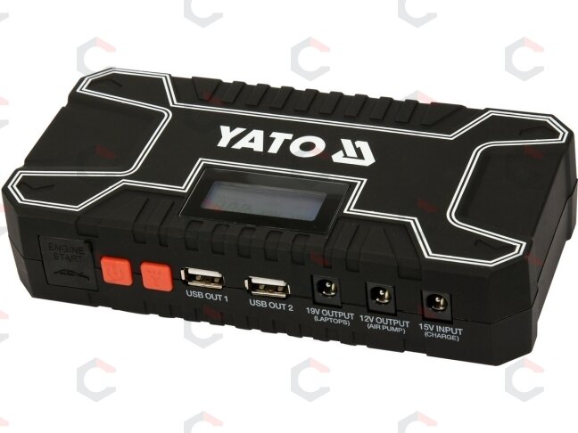 Daugiafunkcinis pakrovėjas / paleidėjas | powerbank | 12000mAh | LCD (YT-83082) 5 Daugiafunkcinis pakrovėjas / paleidėjas | powerbank | 12000mAh | LCD (YT-83082) 5