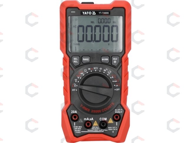 Daugiafunkcinis skaitmeninis testeris | TRUE RMS AC+DC LCD 25000 (YT-730895) 2 Daugiafunkcinis skaitmeninis testeris | TRUE RMS AC+DC LCD 25000 (YT-730895) 2