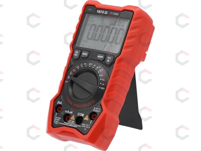 Daugiafunkcinis skaitmeninis testeris | TRUE RMS AC+DC LCD 25000 (YT-730895) 5 Daugiafunkcinis skaitmeninis testeris | TRUE RMS AC+DC LCD 25000 (YT-730895) 5