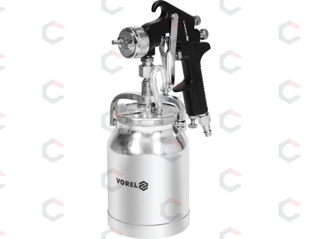 Dažymo pistoletas | apatinis bakelis | HVLP / 1000 ml | Ø1.8 mm (80903) Dažymo pistoletas | apatinis bakelis | HVLP / 1000 ml | Ø1.8 mm (80903)
