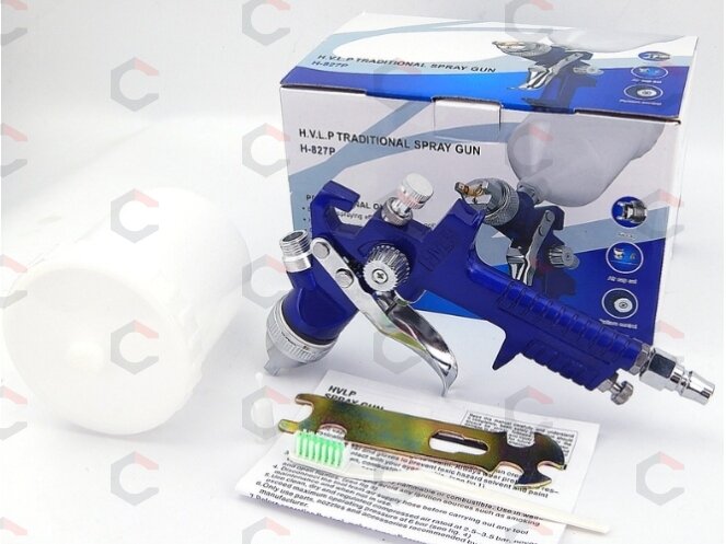 Dažymo pistoletas | HVLP | 600 cm³ | Ø 1.4 mm (H827P) 1 Dažymo pistoletas | HVLP | 600 cm³ | Ø 1.4 mm (H827P) 1
