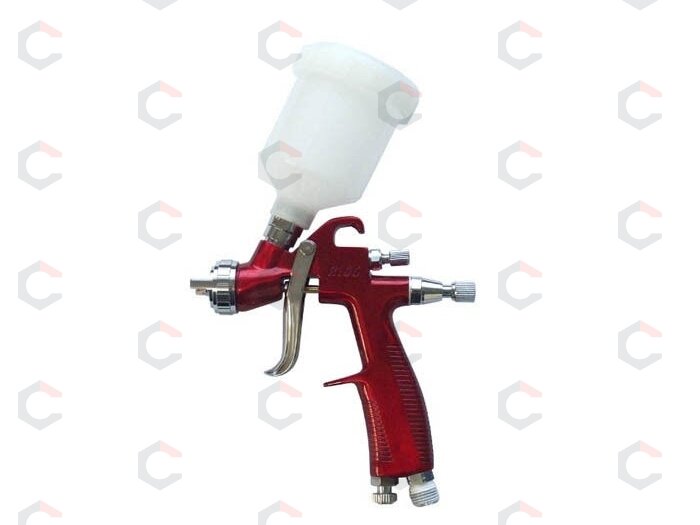Dažymo pistoletas HVLP Ø1.0mm, mini 120 ml. plast..bakelis (L100) Dažymo pistoletas HVLP Ø1.0mm, mini 120 ml. plast..bakelis (L100)