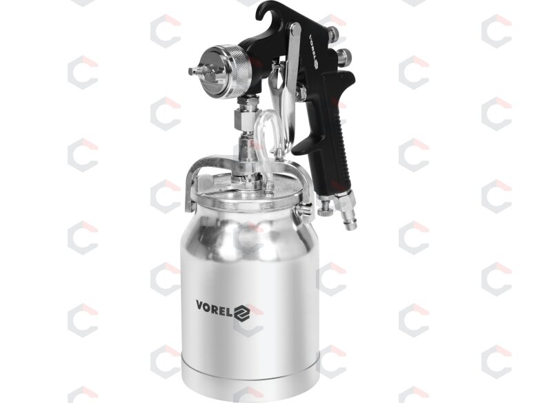 Dažymo pistoletas | apatinis bakelis | HVLP / 1000 ml | Ø1.8 mm (80903) Dažymo pistoletas | apatinis bakelis | HVLP / 1000 ml | Ø1.8 mm (80903)