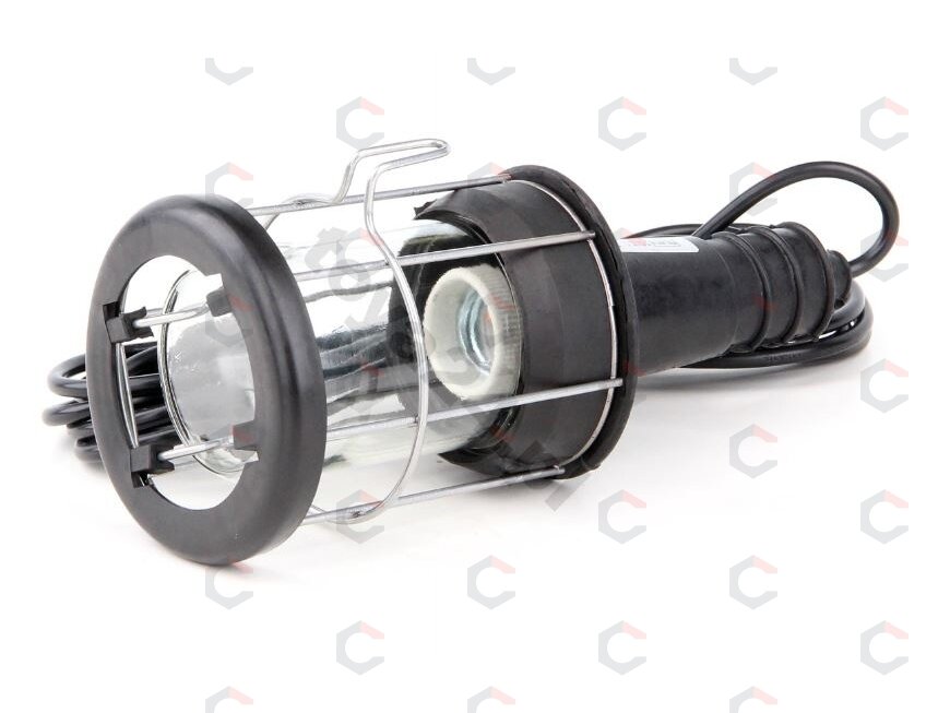 Darbo lempa "Gummi", met. grotelės, gumuotas korpusas, 60W 230V (82716) 4 Darbo lempa "Gummi", met. grotelės, gumuotas korpusas, 60W 230V (82716) 4