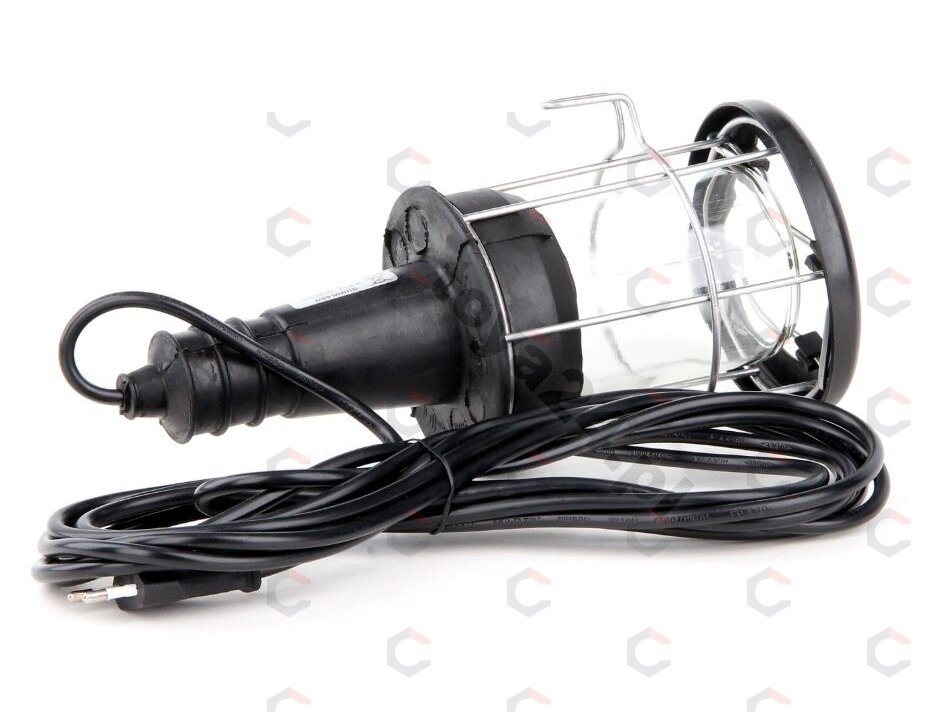 Darbo lempa "Gummi", met. grotelės, gumuotas korpusas, 60W 230V (82716) 2 Darbo lempa "Gummi", met. grotelės, gumuotas korpusas, 60W 230V (82716) 2