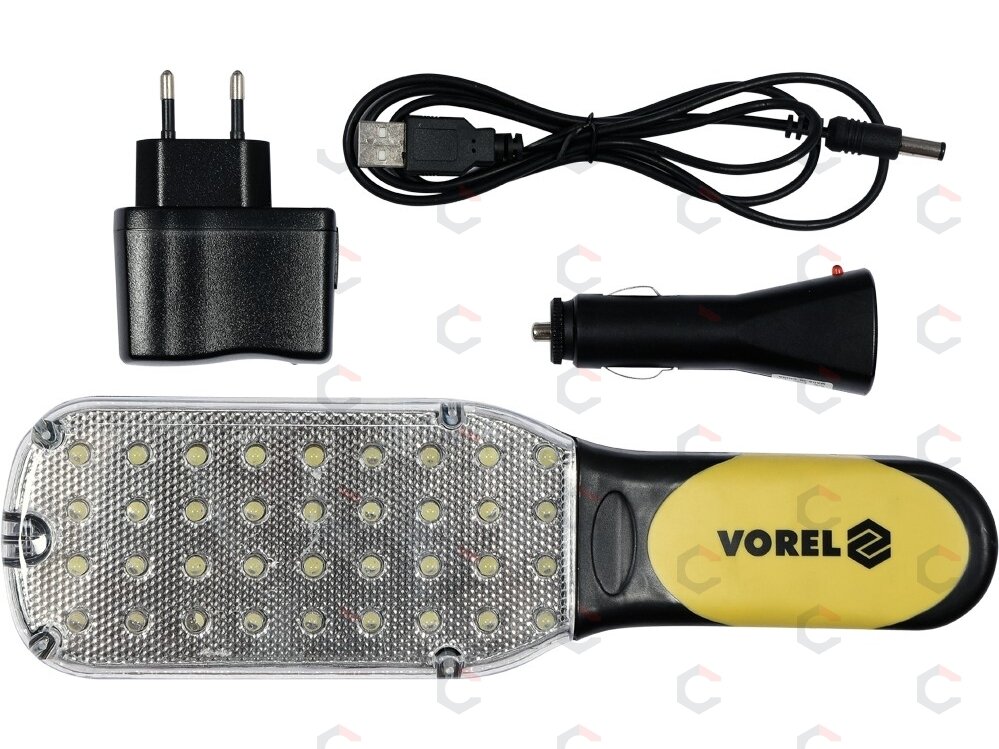 Darbo lempa akumuliatorinė | plokščia | Ni-MH 7.2V | 600mAh | 36 Led (82720) Darbo lempa akumuliatorinė | plokščia | Ni-MH 7.2V | 600mAh | 36 Led (82720)