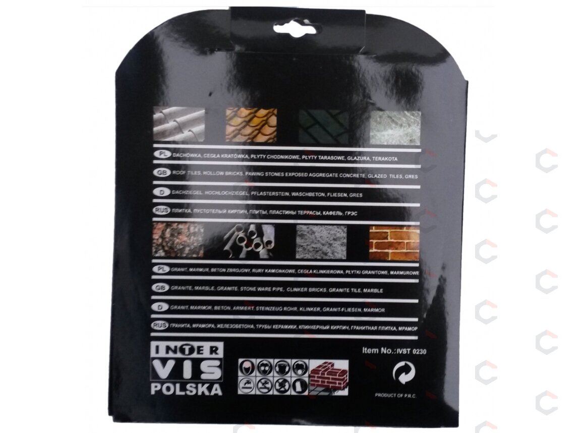 Deimantinis pjovimo diskas 230mm X 10X22.2X2.6, segment/turbo (ST0230) 3 Deimantinis pjovimo diskas 230mm X 10X22.2X2.6, segment/turbo (ST0230) 3