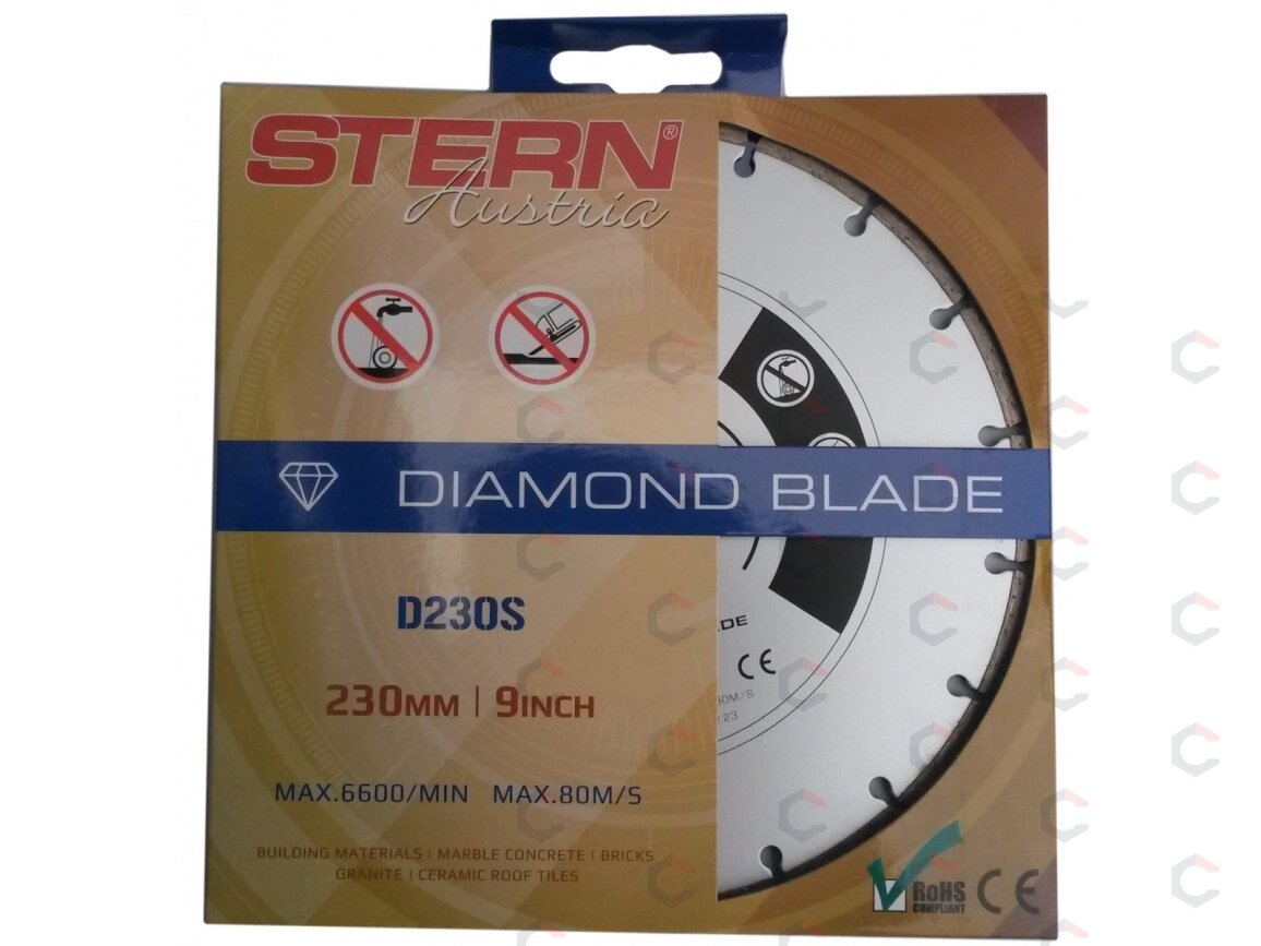 Deimantinis pjovimo diskas | 230x2x22,23 mm (D230S) Deimantinis pjovimo diskas | 230x2x22,23 mm (D230S)