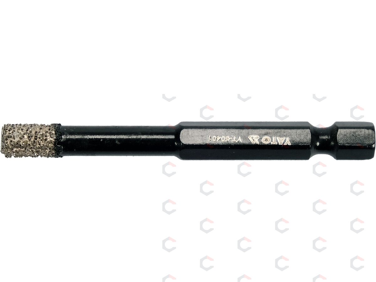 Deimantinė karūnėlė | 6,3 mm (1/4") | 6 mm (YT-60401) 1 Deimantinė karūnėlė | 6,3 mm (1/4") | 6 mm (YT-60401) 1