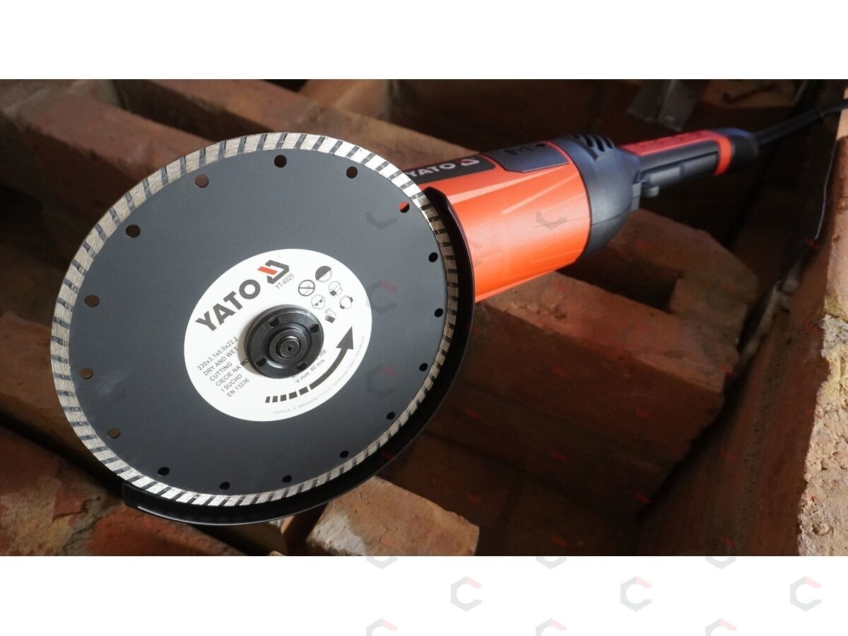 Deimantinis pjovimo diskas turbo HS 230 mm (YT-6025) 2 Deimantinis pjovimo diskas turbo HS 230 mm (YT-6025) 2
