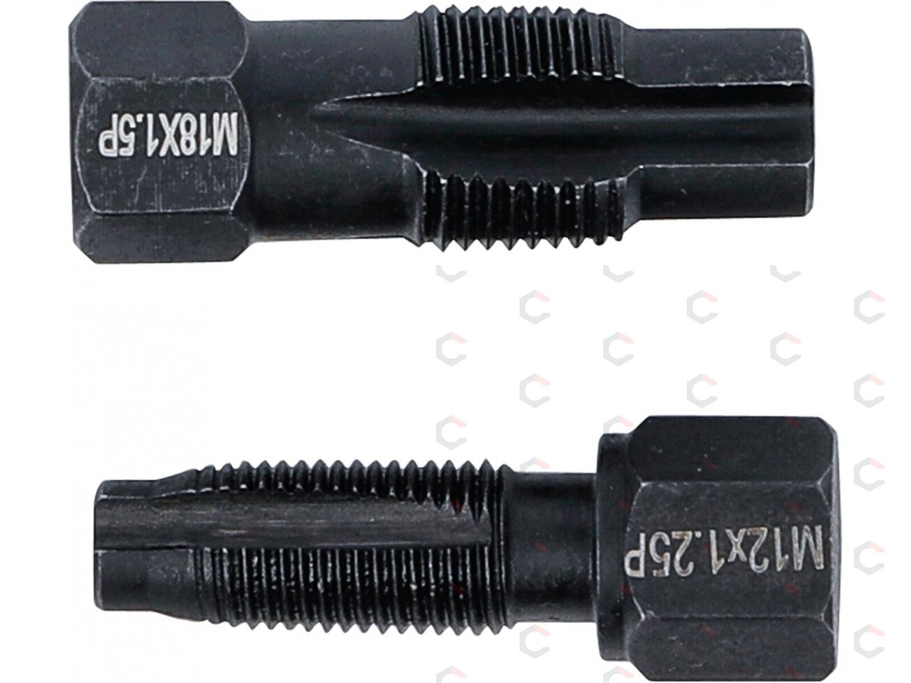 Deguonies jutiklio sriegio taisymo įrankis M18 x 1,5 mm | M12 x 1,25 mm | 2 vnt. (65591) 2 Deguonies jutiklio sriegio taisymo įrankis M18 x 1,5 mm | M12 x 1,25 mm | 2 vnt. (65591) 2