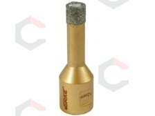 Deimantinė karūnėlė | vakuuminio litavimo, M14 | 12 mm (DC0312) Deimantinė karūnėlė | vakuuminio litavimo, M14 | 12 mm (DC0312)